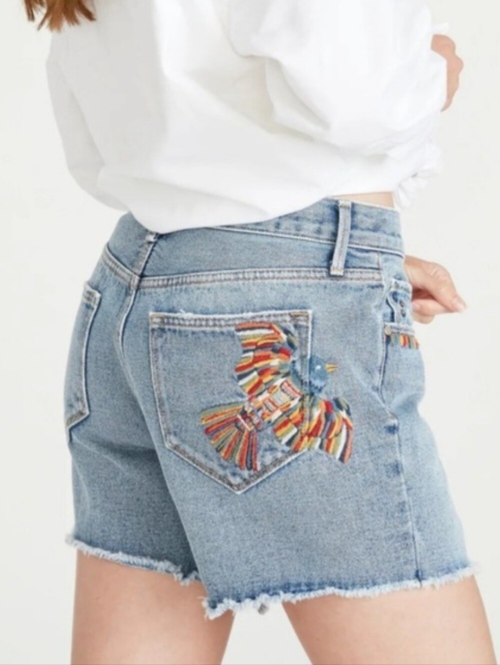 Driftwood Goldie Embroidered Shorts